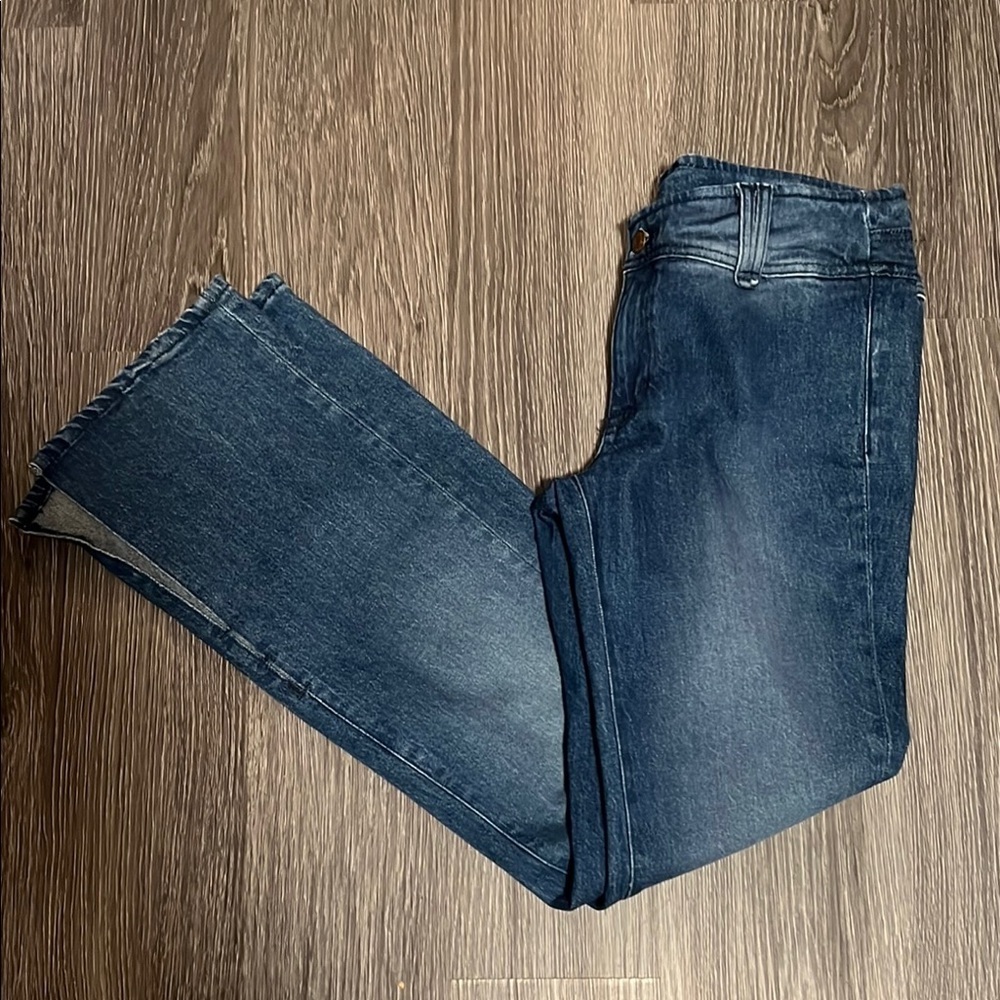 We The Free Blue Straight Leg Jeans